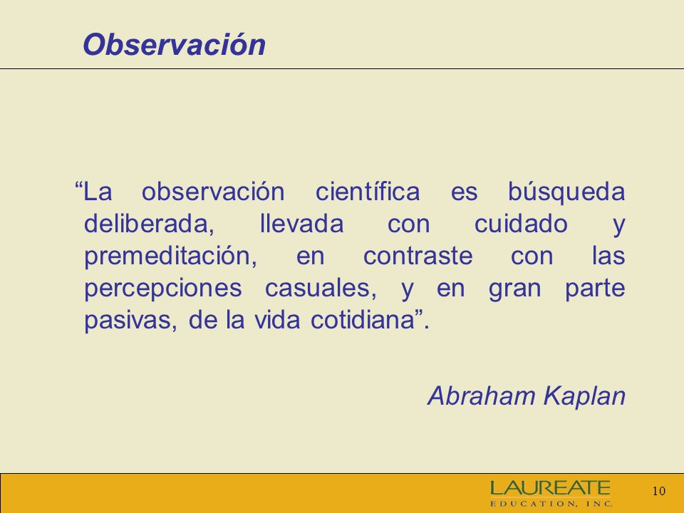 Observación Abraham Kaplan
