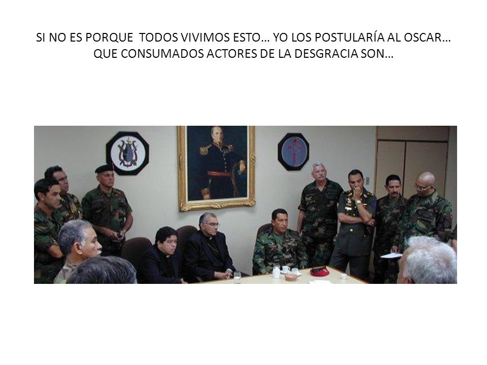 SI NO ES PORQUE TODOS VIVIMOS ESTO… YO LOS POSTULARÍA AL OSCAR… QUE CONSUMADOS ACTORES DE LA DESGRACIA SON…