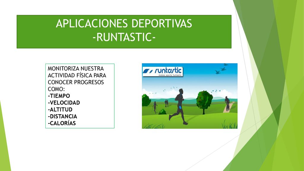 APLICACIONES DEPORTIVAS -RUNTASTIC-