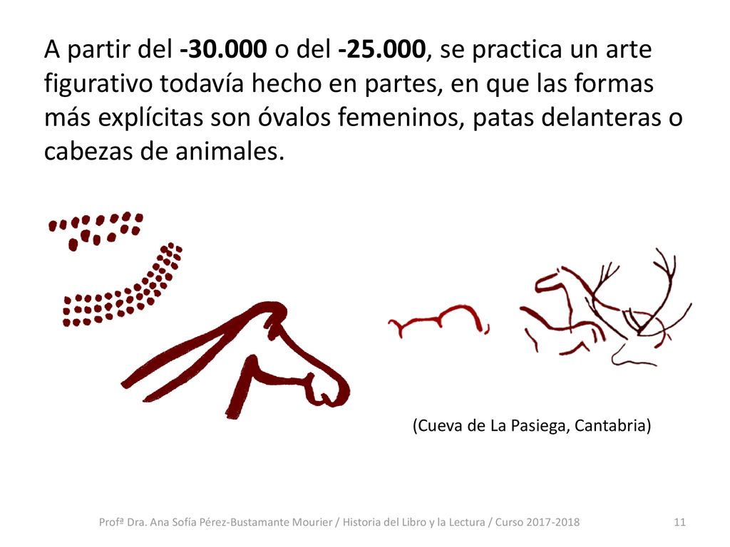 A partir del o del , se practica un arte figurativo todavía hecho en partes, en que las formas más explícitas son óvalos femeninos, patas delanteras o cabezas de animales.