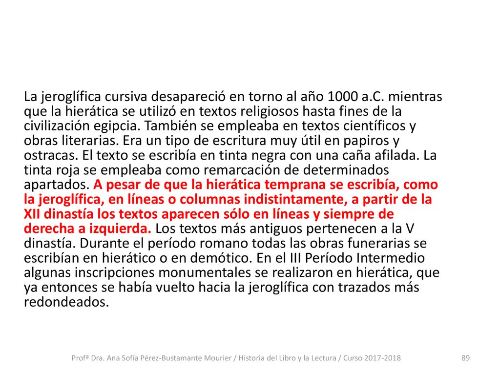 La jeroglífica cursiva desapareció en torno al año 1000 a. C