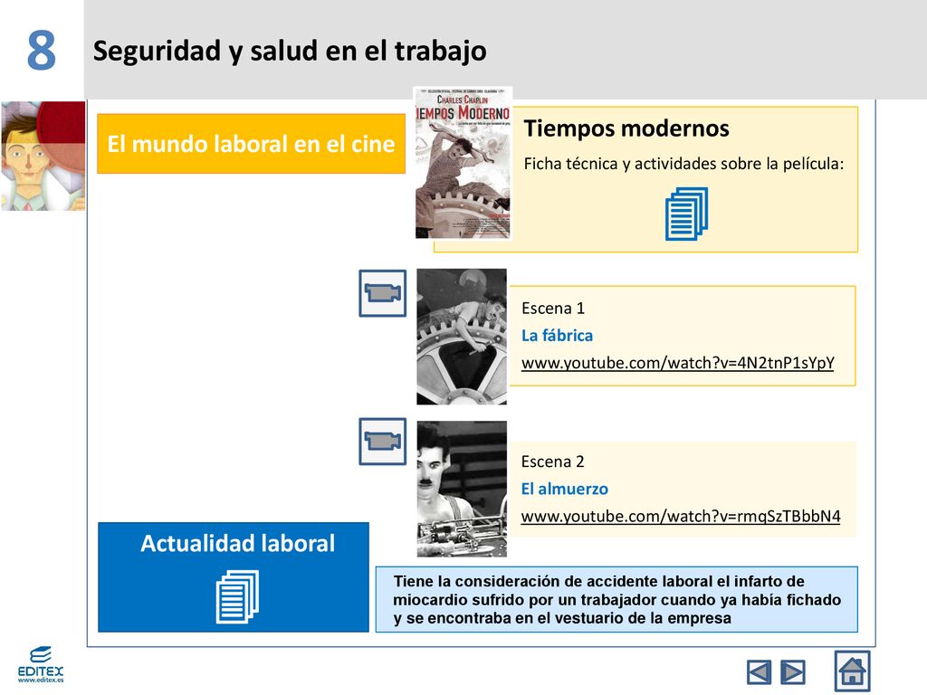 8  Seguridad y salud en el trabajo Tiempos modernos
