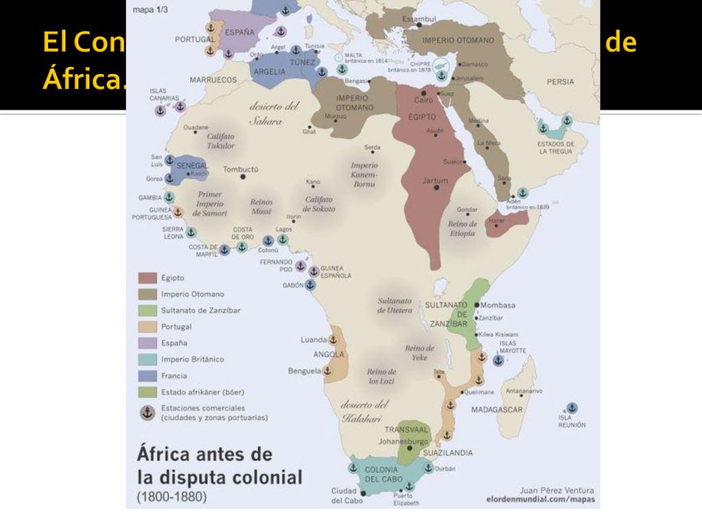 El Congreso de Berlín de 1885 y el reparto de África.