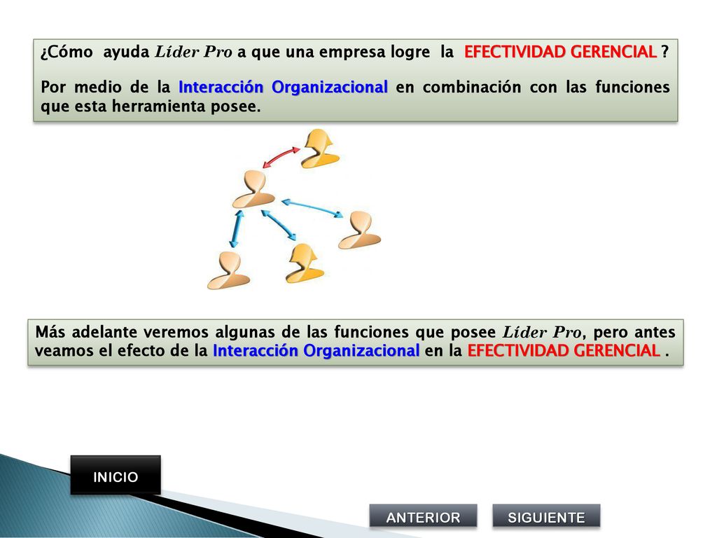 ¿Cómo ayuda Líder Pro a que una empresa logre la EFECTIVIDAD GERENCIAL