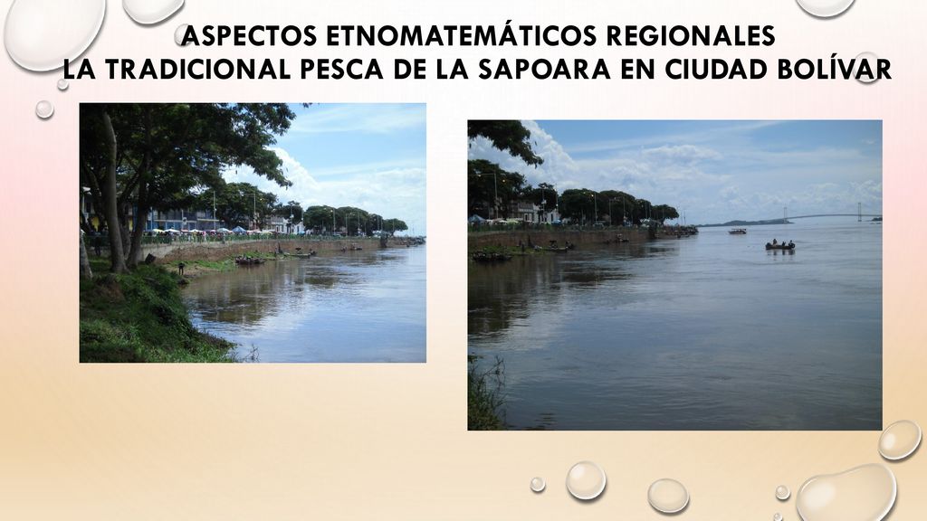 Aspectos etnomatemáticos regionales La tradicional pesca de la sapoara en Ciudad Bolívar