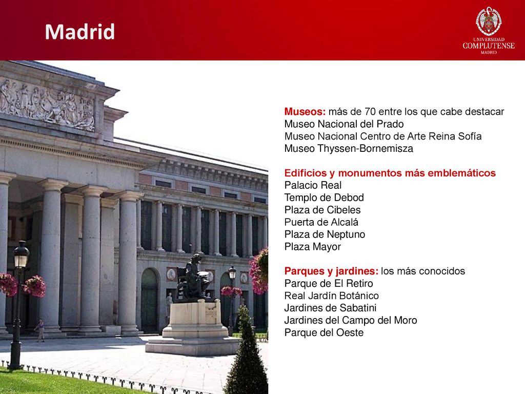 Madrid Museos: más de 70 entre los que cabe destacar