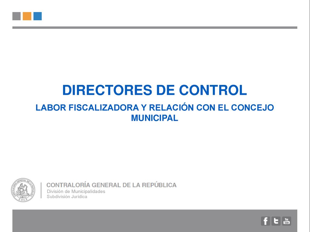 DIRECTORES DE CONTROL LABOR FISCALIZADORA Y RELACIÓN CON EL CONCEJO MUNICIPAL