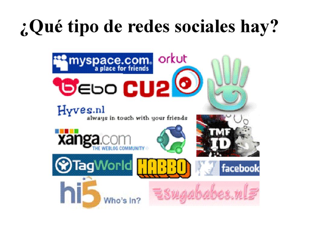 ¿Qué tipo de redes sociales hay