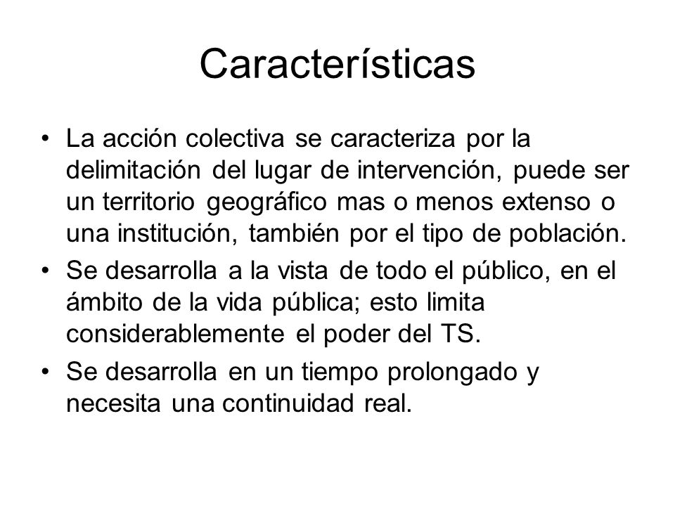 Características