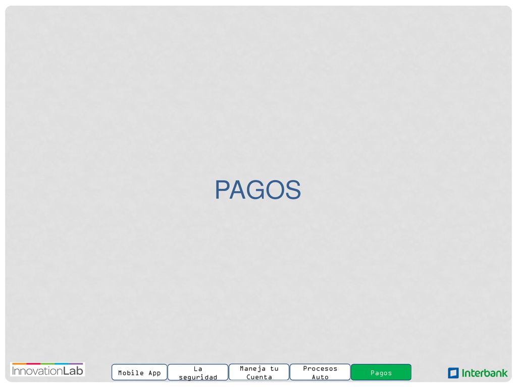 Pagos Mobile App La seguridad Maneja tu Cuenta Procesos Auto Pagos