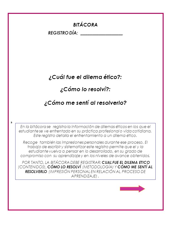 ¿Cuál fue el dilema ético : ¿Cómo me sentí al resolverlo