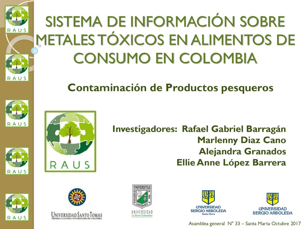 Contaminación de Productos pesqueros