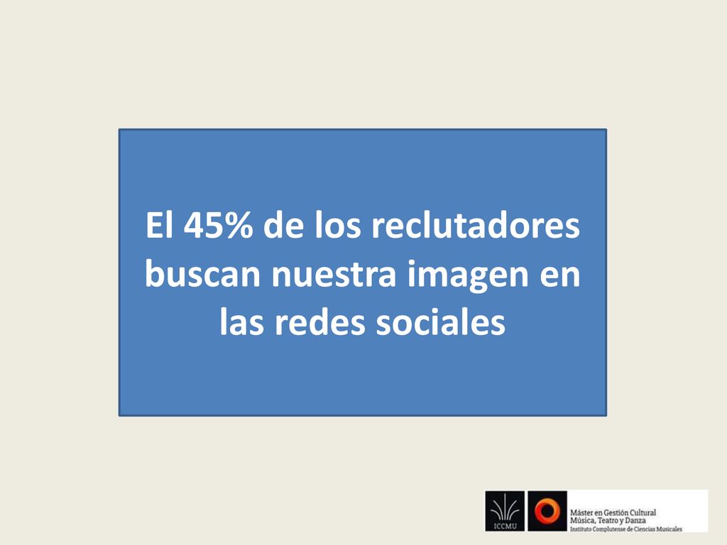 El 45% de los reclutadores buscan nuestra imagen en las redes sociales