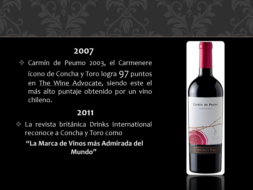 La Marca de Vinos más Admirada del Mundo