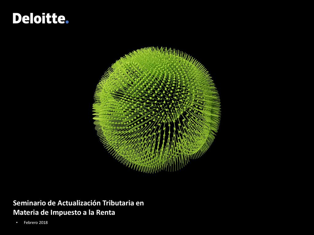 Headline Verdana Bold Seminario de Actualización Tributaria en Materia de Impuesto a la Renta.