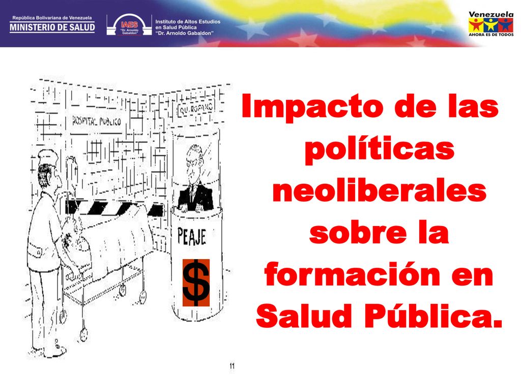 Impacto de las políticas neoliberales sobre la formación en Salud Pública.
