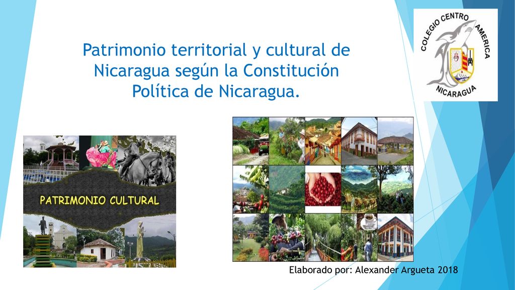 Patrimonio territorial y cultural de Nicaragua según la Constitución Política de Nicaragua.