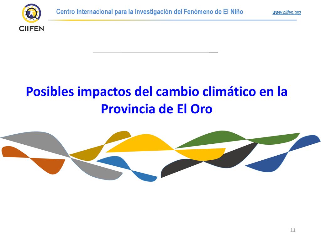 Posibles impactos del cambio climático en la Provincia de El Oro