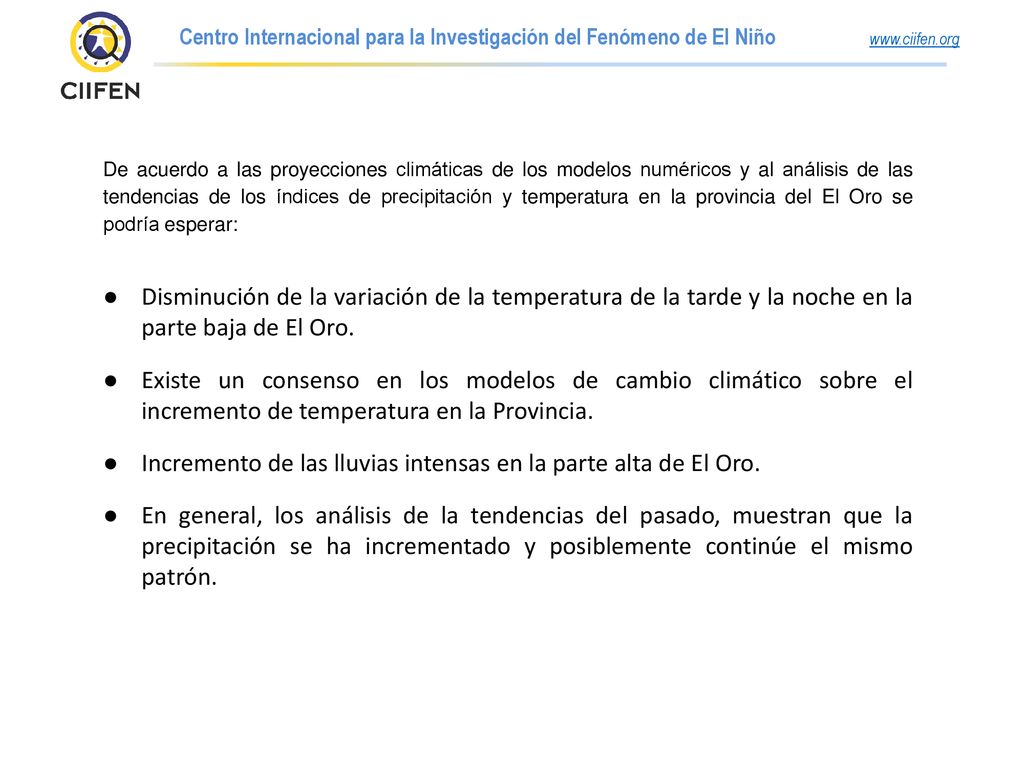 Incremento de las lluvias intensas en la parte alta de El Oro.