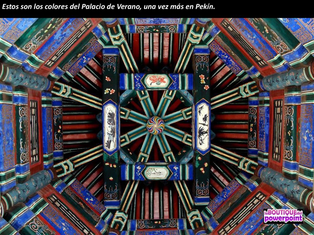 Estos son los colores del Palacio de Verano, una vez más en Pekín.