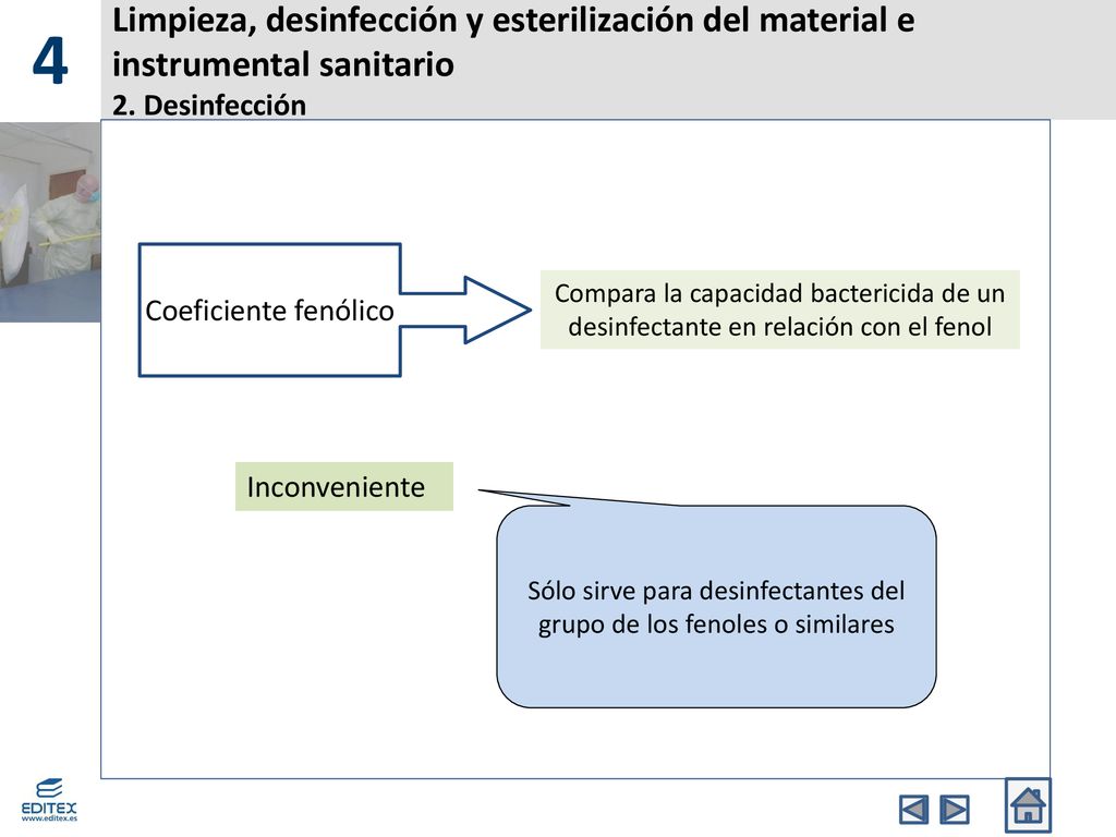 Sólo sirve para desinfectantes del grupo de los fenoles o similares