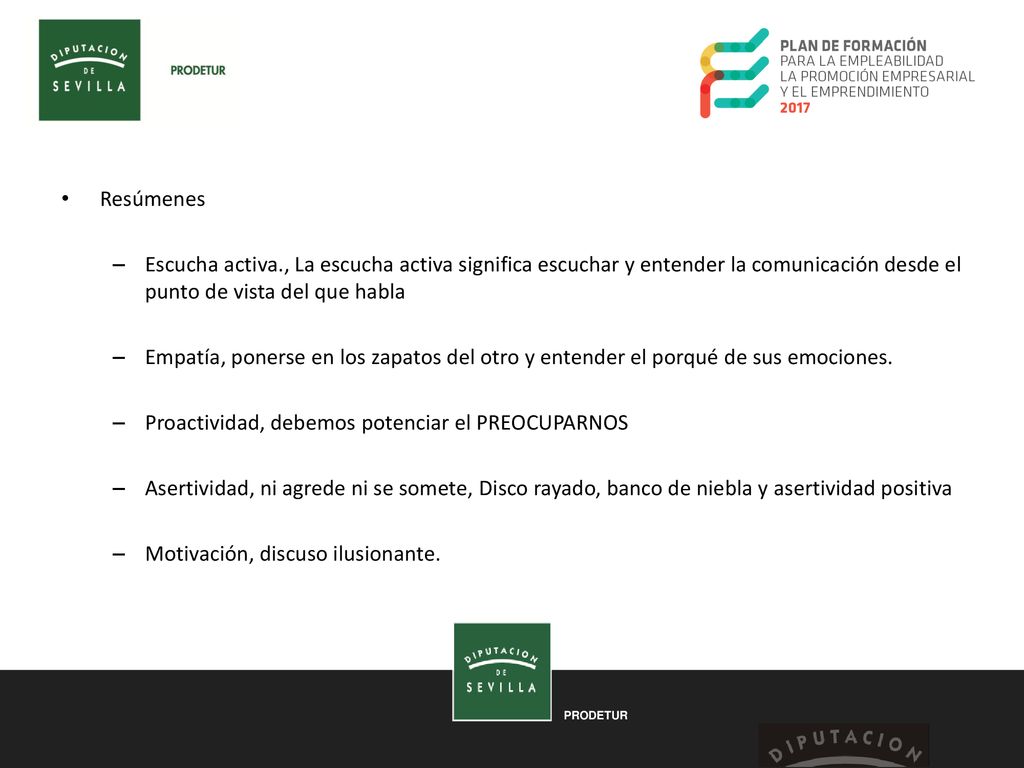 Resúmenes Escucha activa., La escucha activa significa escuchar y entender la comunicación desde el punto de vista del que habla.