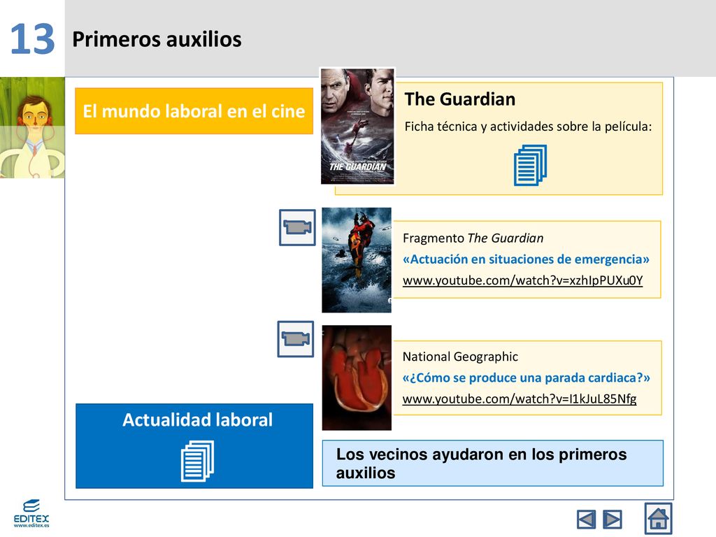13  Primeros auxilios The Guardian El mundo laboral en el cine