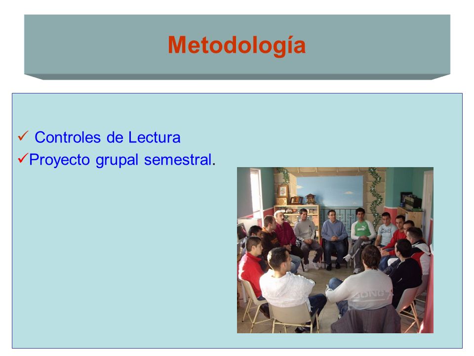 Metodología Controles de Lectura Proyecto grupal semestral.