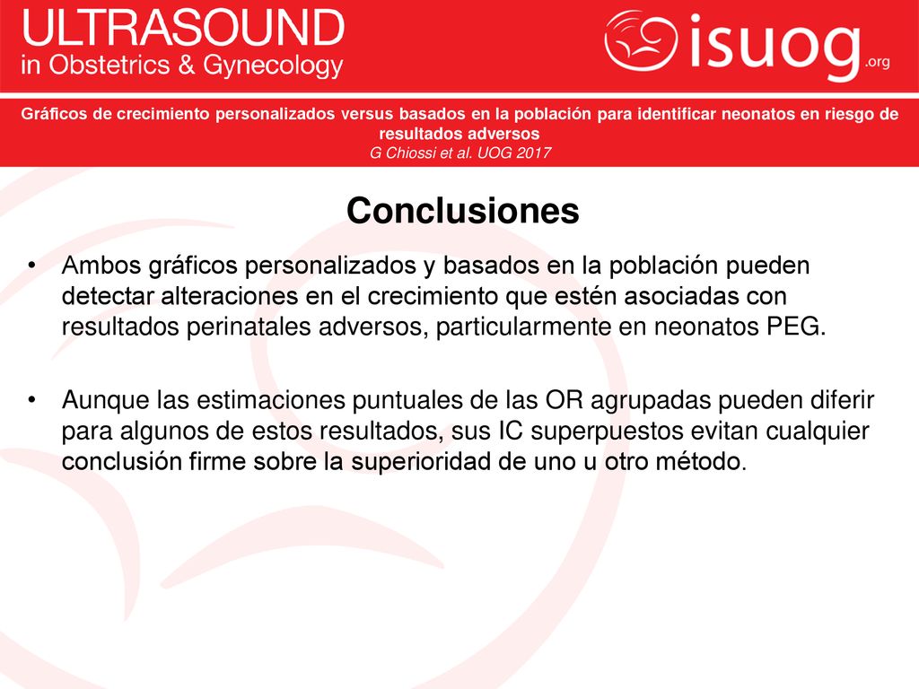 Gráficos de crecimiento personalizados versus basados en la población para identificar neonatos en riesgo de resultados adversos