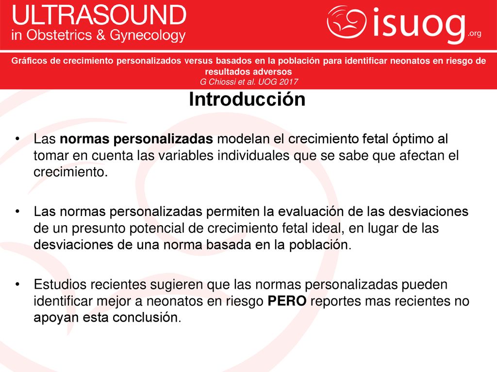 Gráficos de crecimiento personalizados versus basados en la población para identificar neonatos en riesgo de resultados adversos