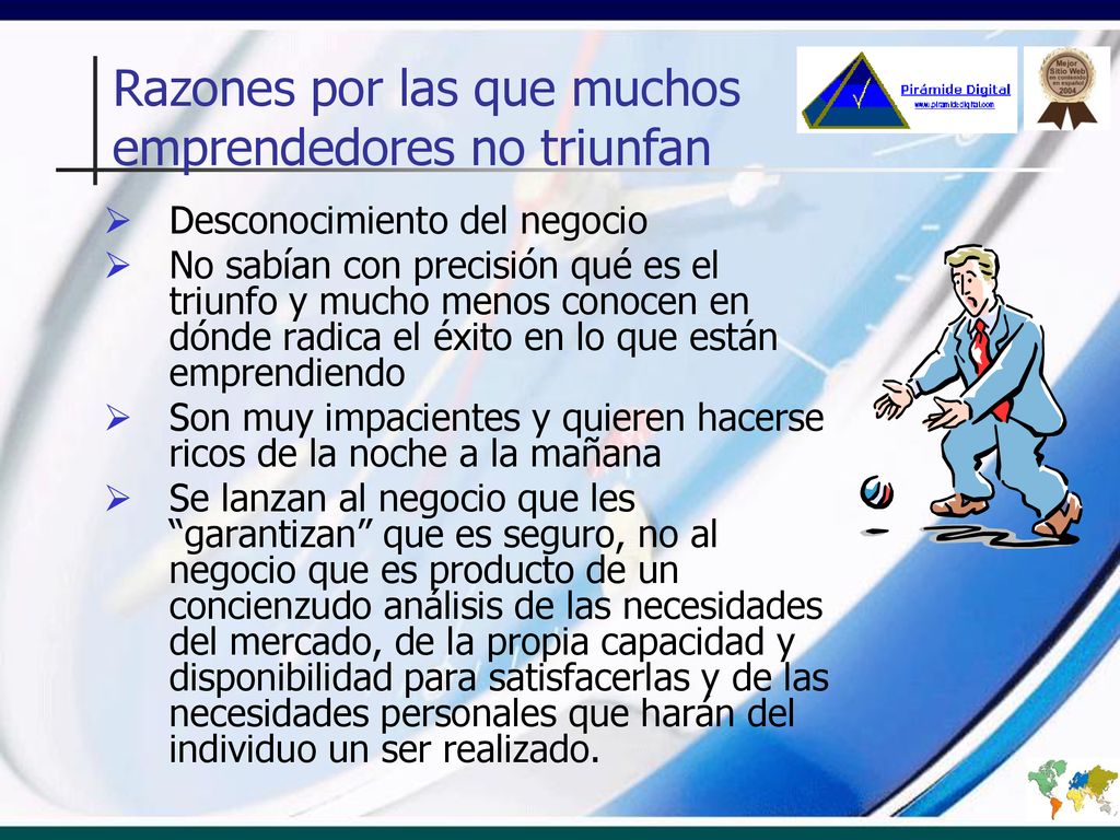 Razones por las que muchos emprendedores no triunfan