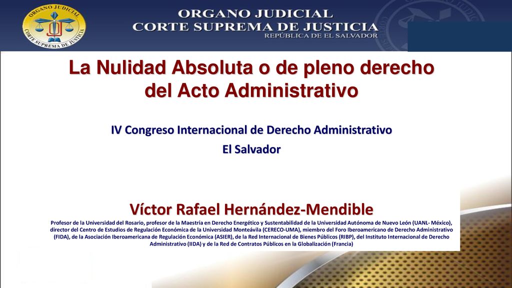 La Nulidad Absoluta o de pleno derecho del Acto Administrativo