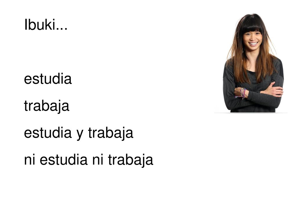 Ibuki... estudia trabaja estudia y trabaja ni estudia ni trabaja 12