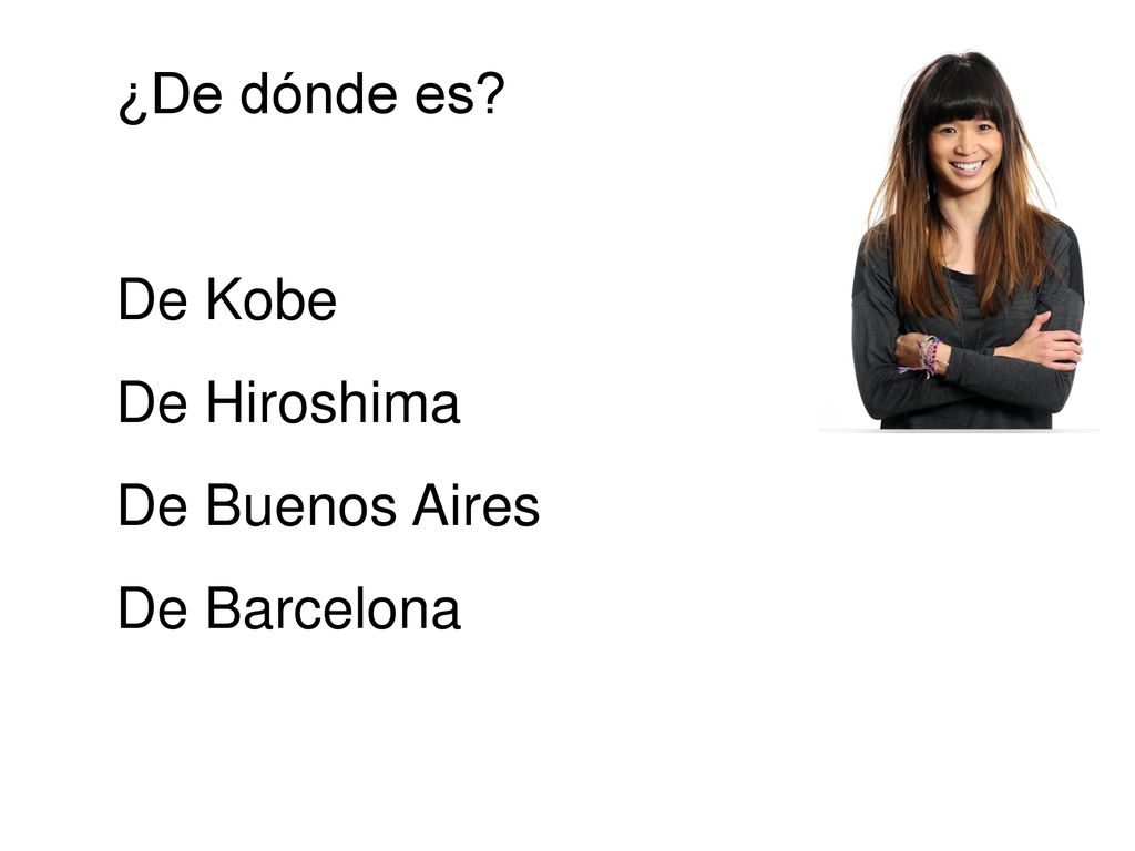 ¿De dónde es De Kobe De Hiroshima De Buenos Aires De Barcelona 8