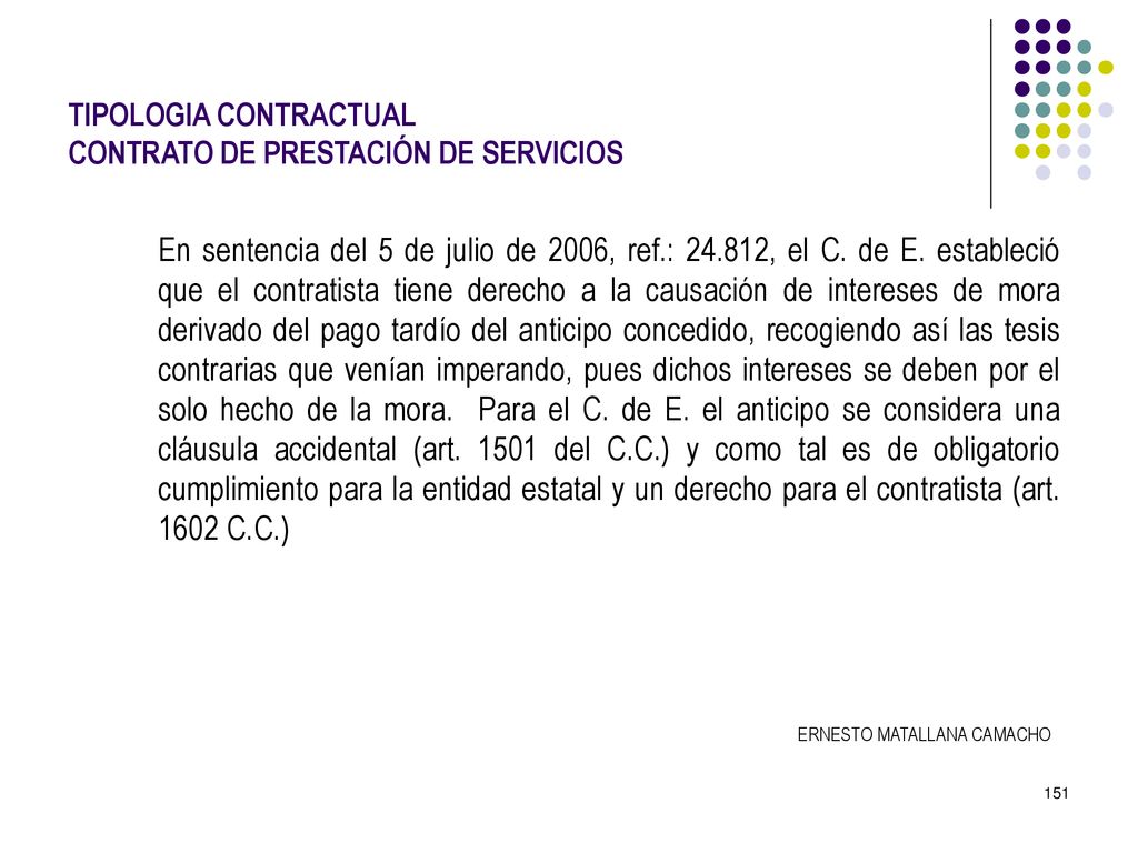 TIPOLOGIA CONTRACTUAL CONTRATO DE PRESTACIÓN DE SERVICIOS