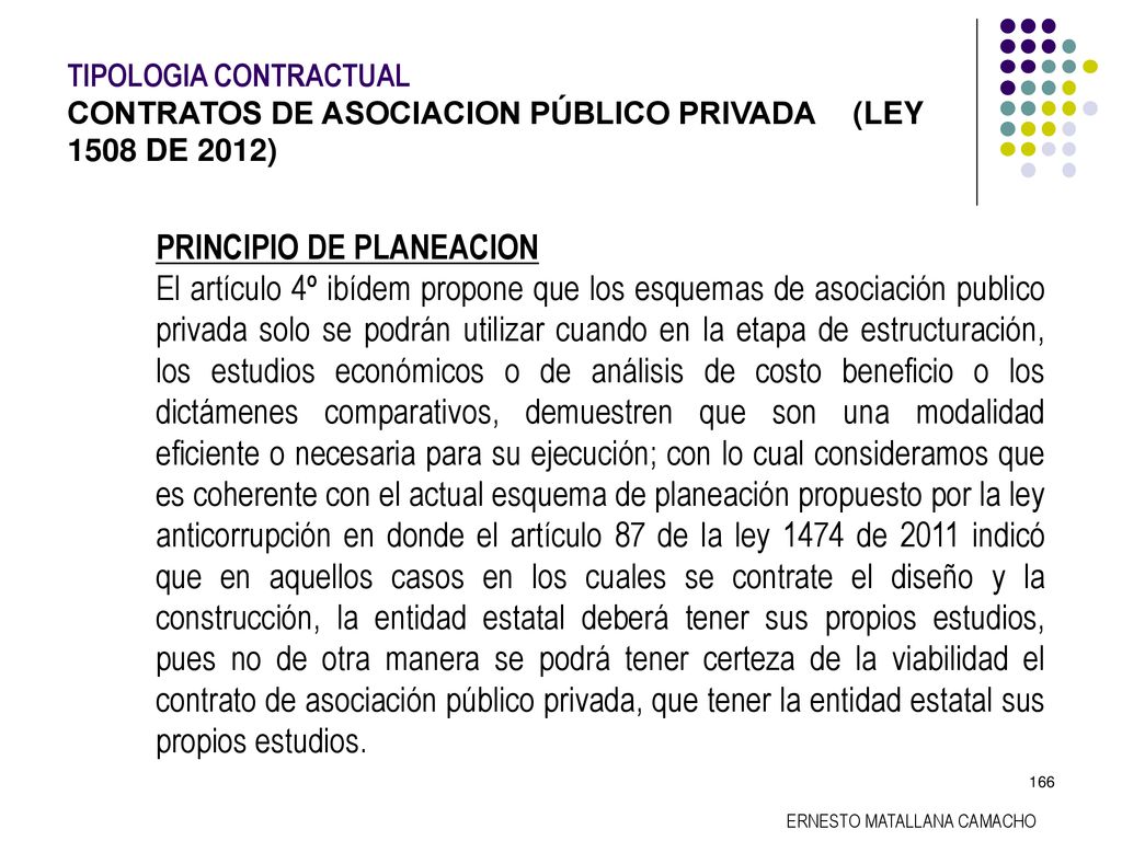 TIPOLOGIA CONTRACTUAL. CONTRATOS DE ASOCIACION PÚBLICO PRIVADA