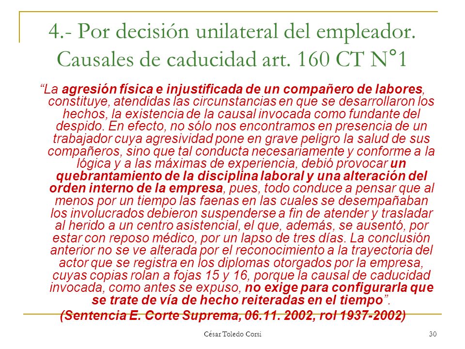 (Sentencia E. Corte Suprema, , rol )