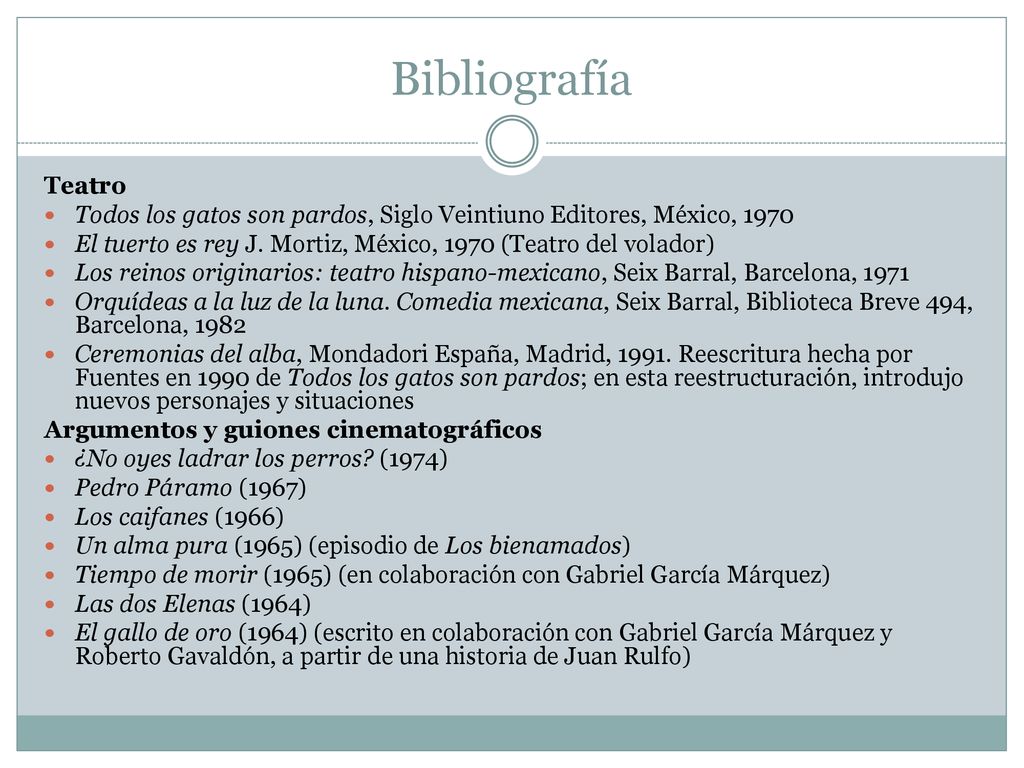 Bibliografía Teatro. Todos los gatos son pardos, Siglo Veintiuno Editores, México,