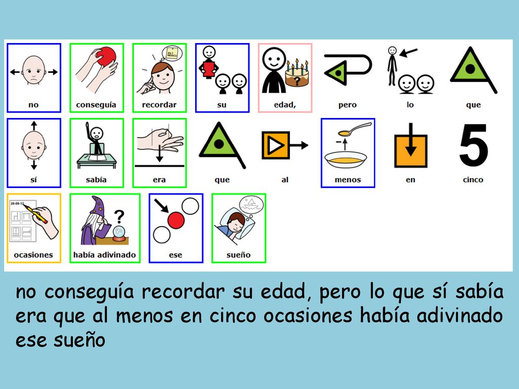 no conseguía recordar su edad, pero lo que sí sabía era que al menos en cinco ocasiones había adivinado ese sueño