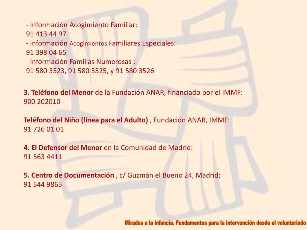 4. El Defensor del Menor en la Comunidad de Madrid: