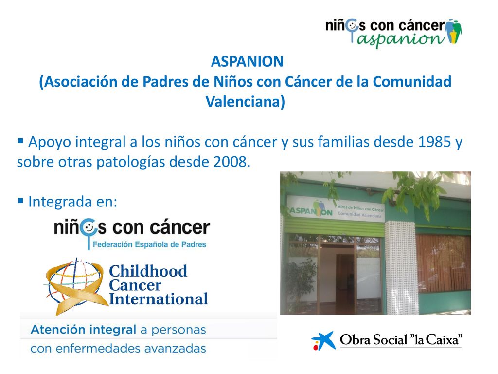 (Asociación de Padres de Niños con Cáncer de la Comunidad Valenciana)