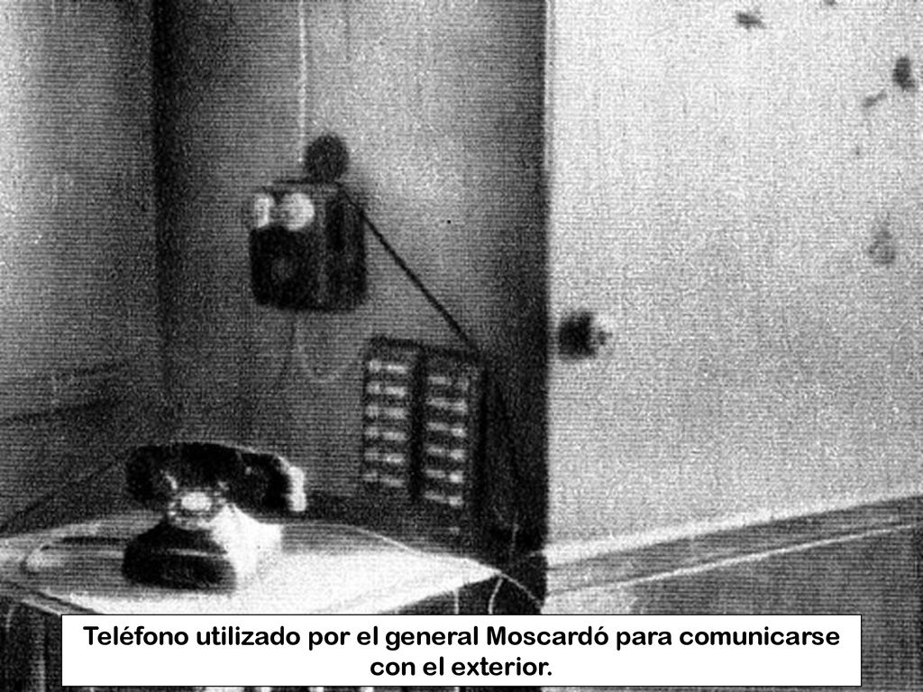 Teléfono utilizado por el general Moscardó para comunicarse con el exterior.