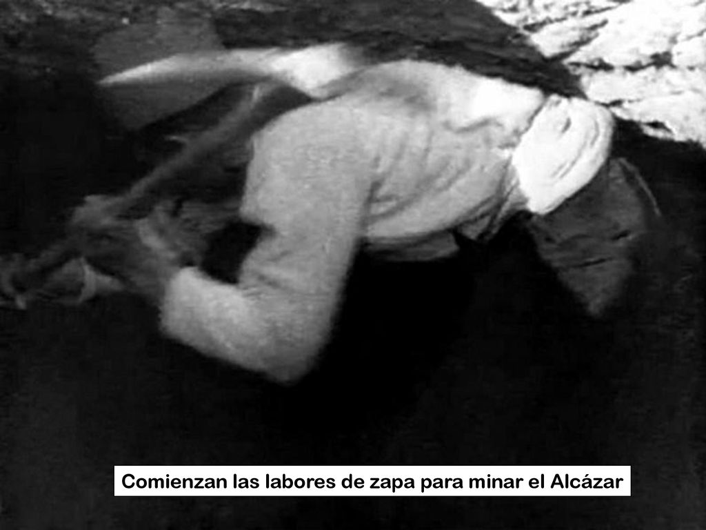 Comienzan las labores de zapa para minar el Alcázar
