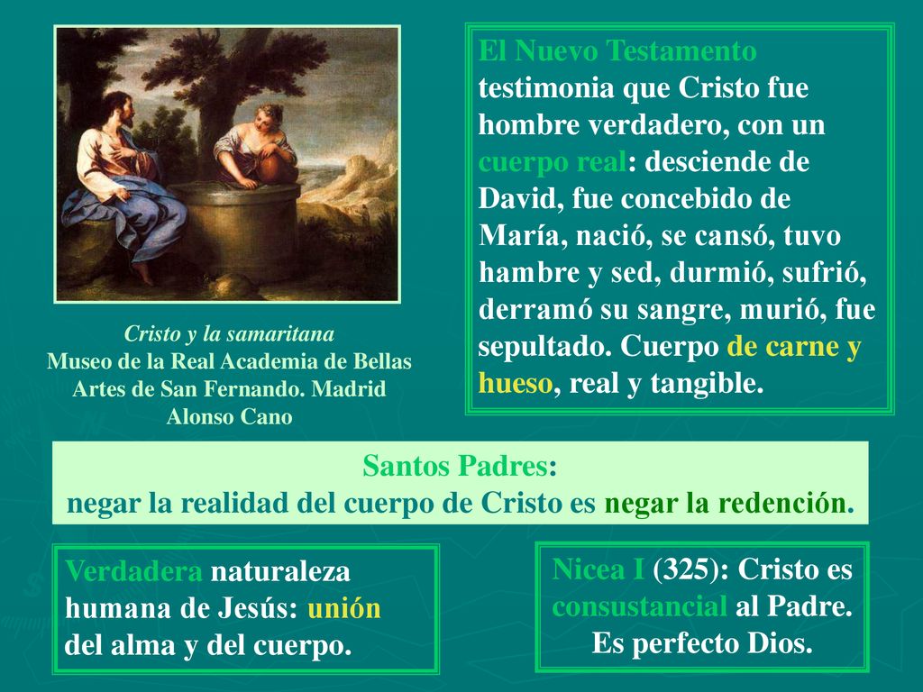 negar la realidad del cuerpo de Cristo es negar la redención.