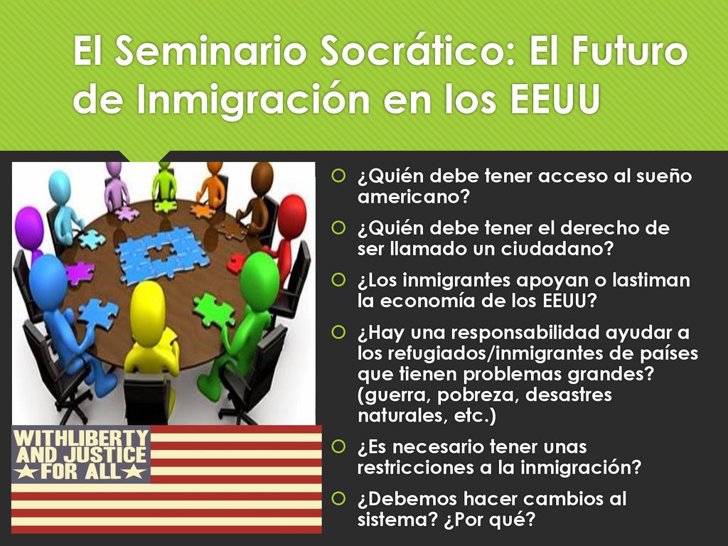 El Seminario Socrático: El Futuro de Inmigración en los EEUU