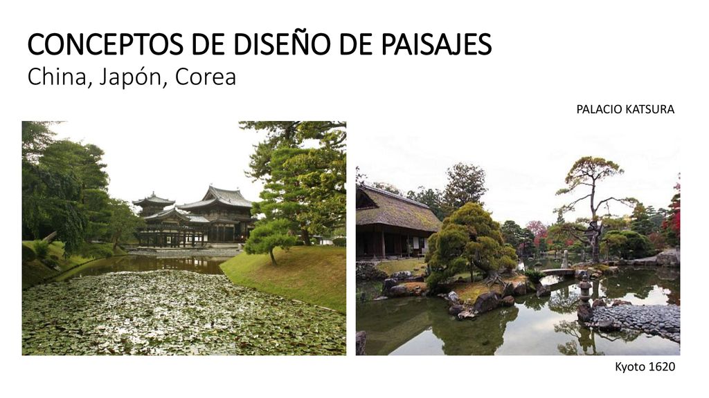 CONCEPTOS DE DISEÑO DE PAISAJES China, Japón, Corea
