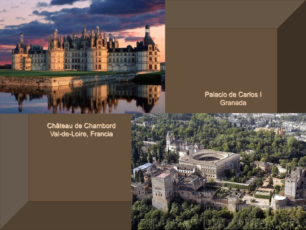 Palacio de Carlos I Granada Château de Chambord Val-de-Loire, Francia