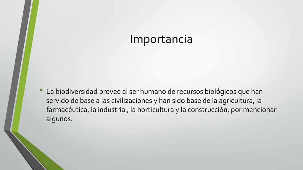 Importancia