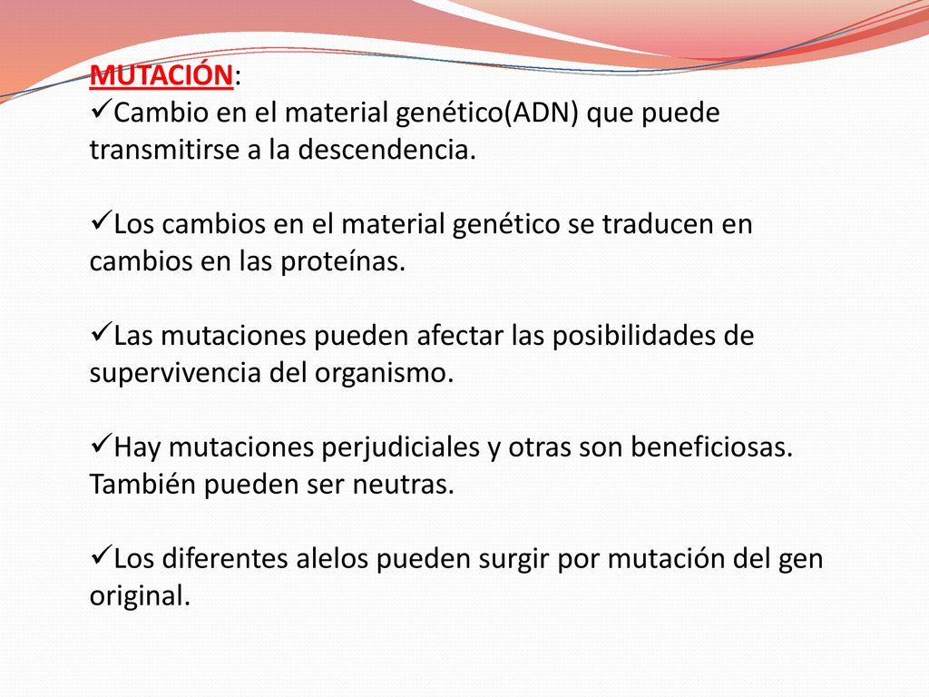 Los diferentes alelos pueden surgir por mutación del gen original.