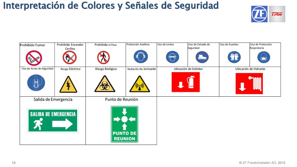 Interpretación de Colores y Señales de Seguridad